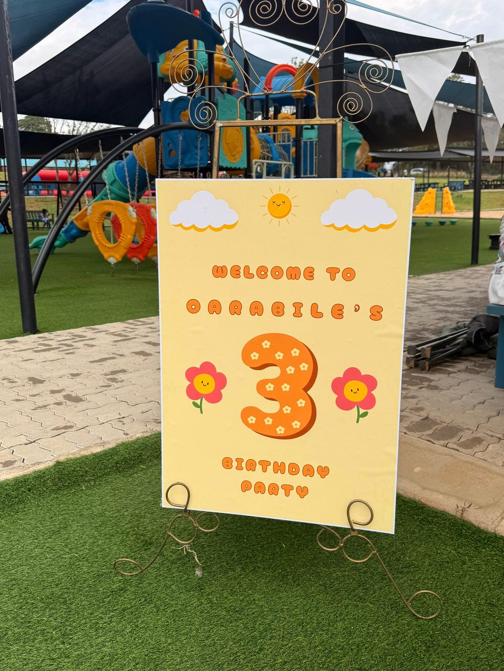 Welcome to Oarabile's 3rd Birthday Party