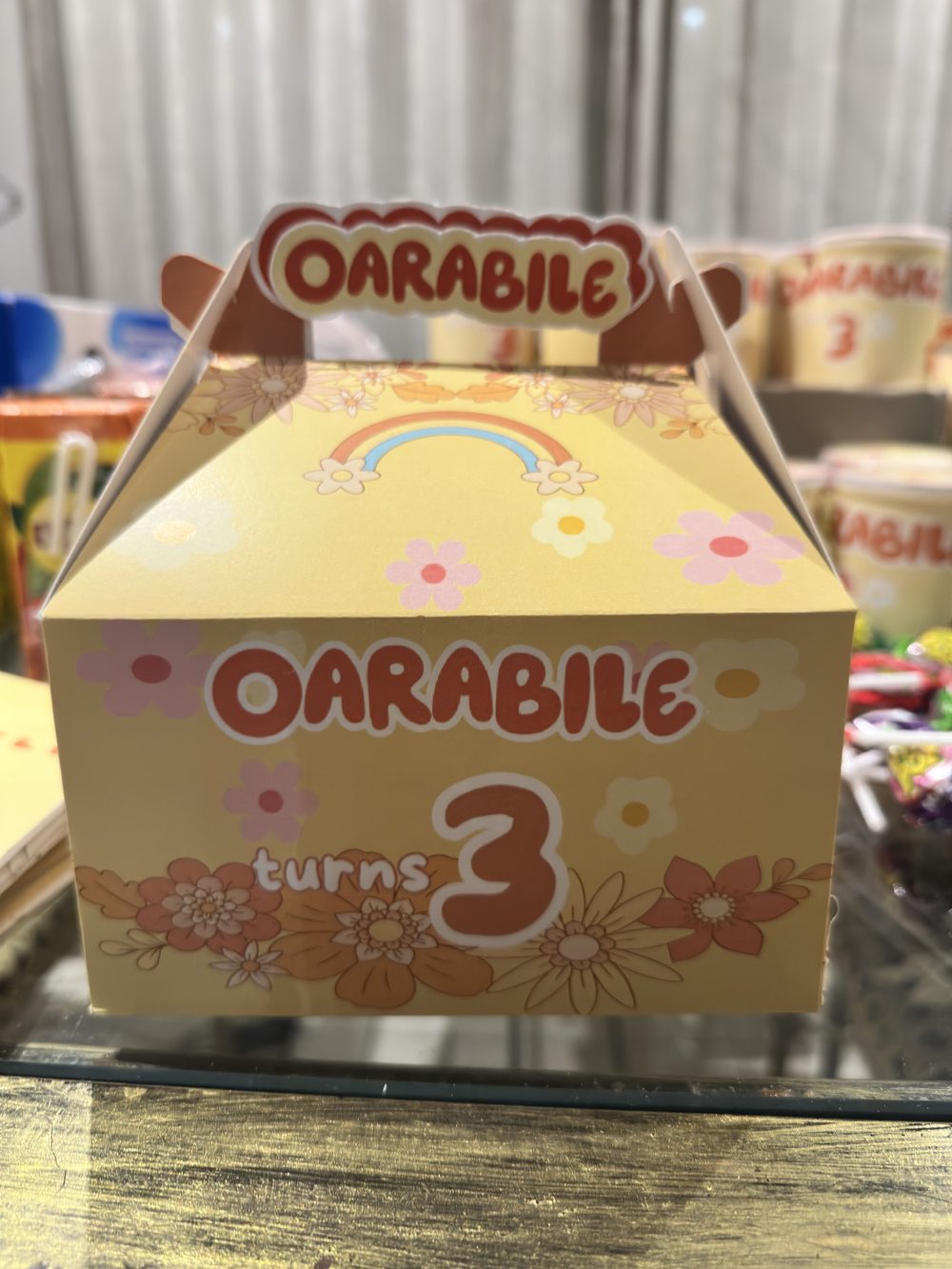 Oarabile custom party pack box
